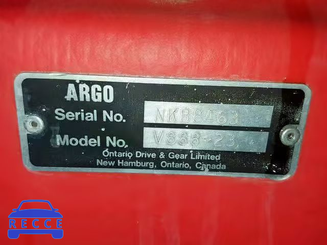 1988 ARGO V88823 NKB8463V88823 image 9
