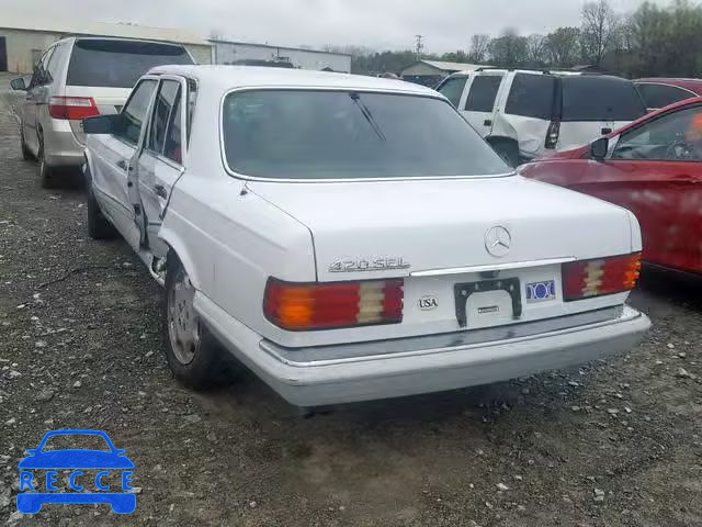 1990 MERCEDES-BENZ 420 SEL WDBCA35EXLA536838 image 2