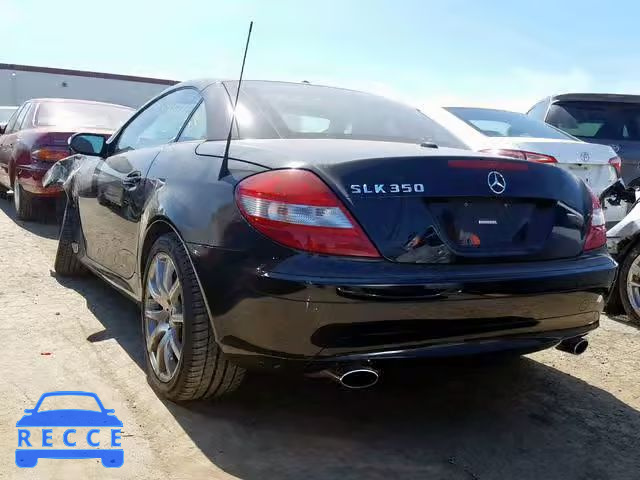 2007 MERCEDES-BENZ SLK 350 WDBWK56F87F135830 image 2