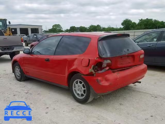 1992 HONDA CIVIC VX 2HGEH2365NH546825 image 2