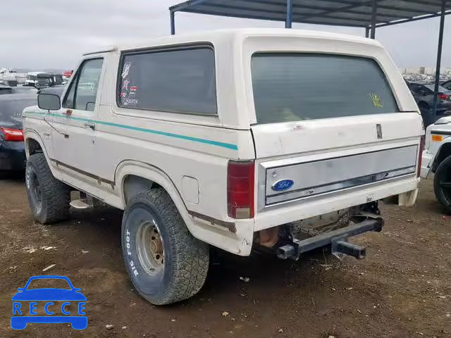 1983 FORD BRONCO U10 1FMDU15G9DLA51062 image 2