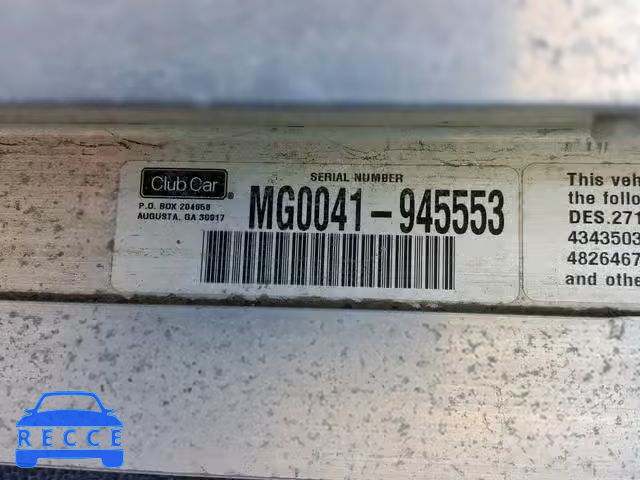 2000 GOLF CART MG004194553V Bild 9