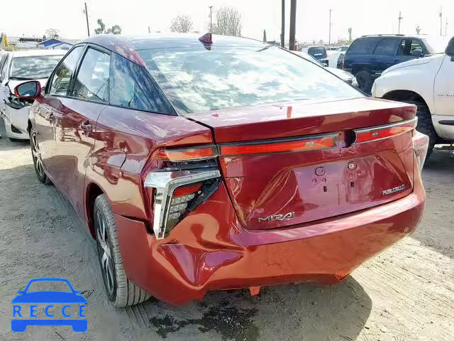 2017 TOYOTA MIRAI JTDBVRBD7HA002252 image 2