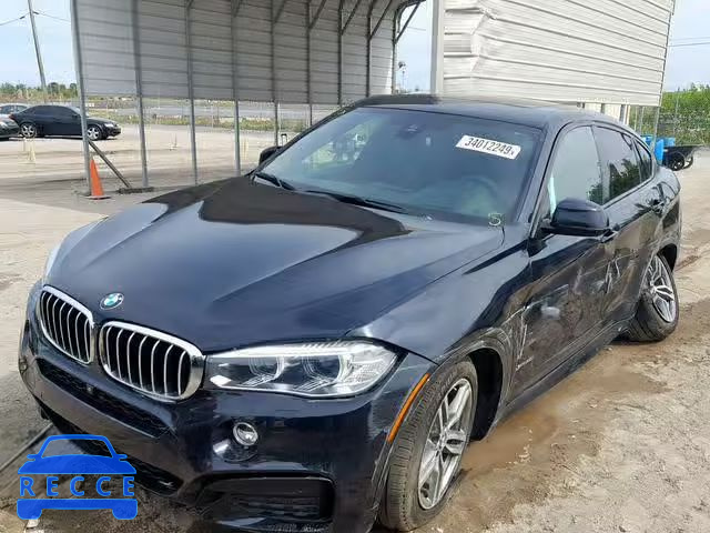 2016 BMW X6 XDRIVE5 5UXKU6C55G0R34218 зображення 1