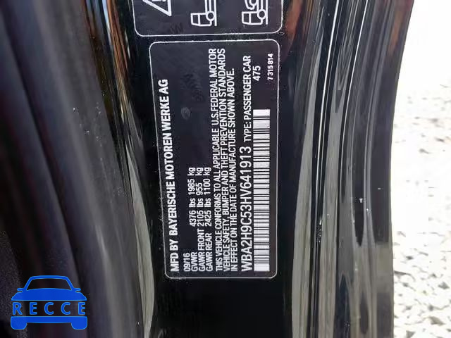 2017 BMW 230XI WBA2H9C53HV641913 image 9