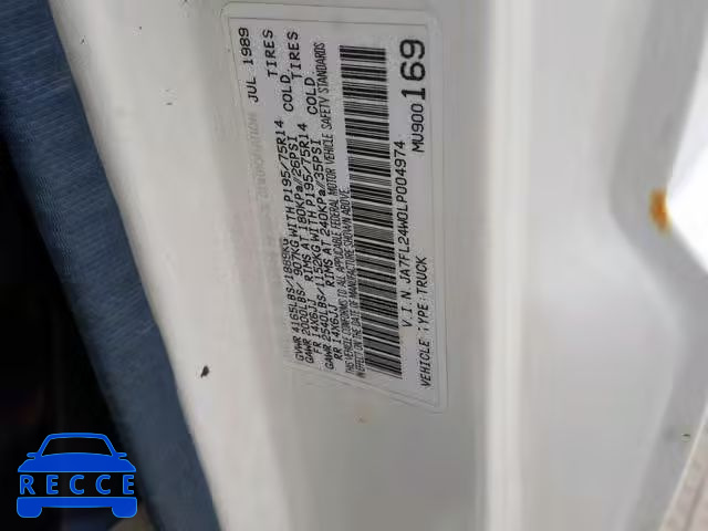 1990 MITSUBISHI MIGHTY MAX JA7FL24W0LP004974 зображення 9