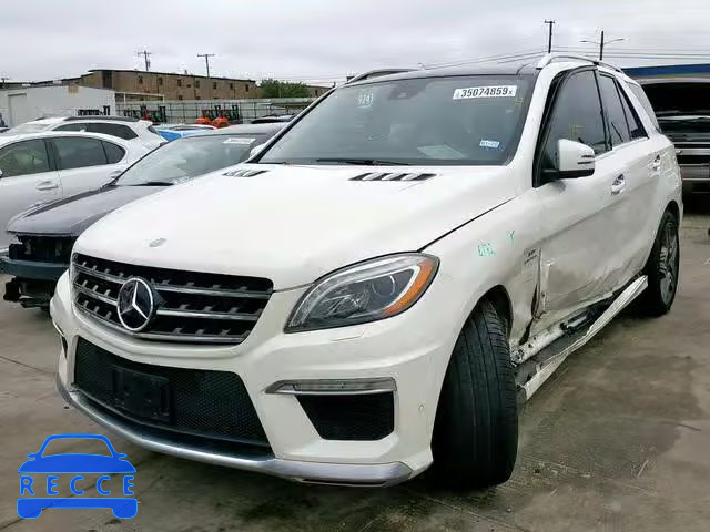 2012 MERCEDES-BENZ ML 63 AMG 4JGDA7EB0CA064664 зображення 1