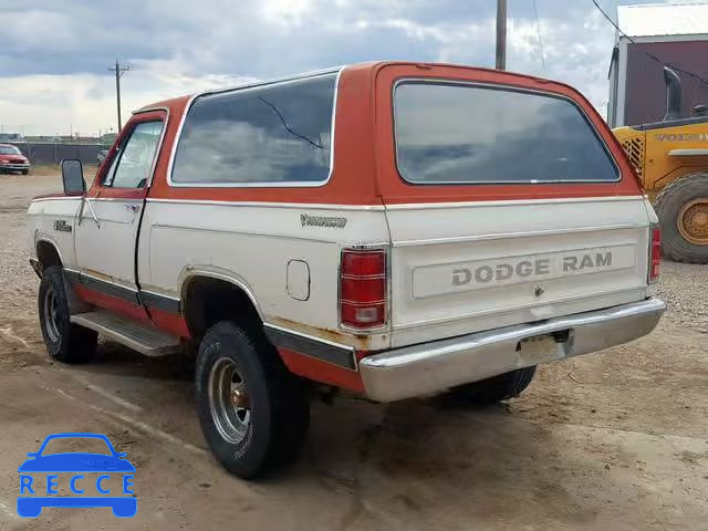 1985 DODGE RAMCHARGER 1B4GW12T9FS511758 зображення 2