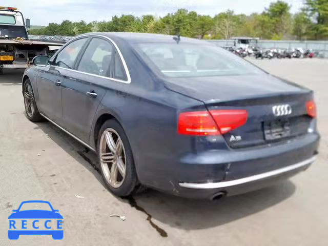 2013 AUDI A8 QUATTRO WAUAGAFD5DN011887 image 2