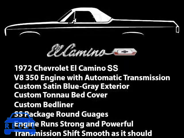 1972 CHEVROLET EL CAMINO 1D80H2L597361 зображення 9