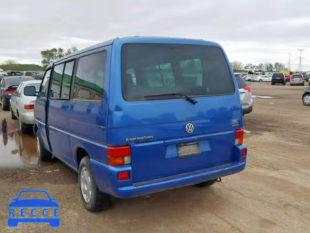 2000 VOLKSWAGEN EUROVAN MV WV2MH4703YH032284 зображення 2