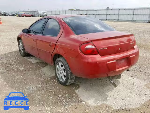 2005 DODGE NEON SX 2. 1B3ES46C35D272522 Bild 2