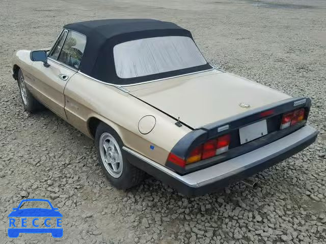 1987 ALFA ROMEO SPIDER VEL ZARBA5584H1048145 зображення 2