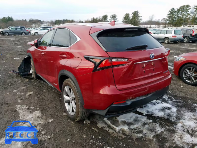 2017 LEXUS NX 300H JTJBJRBZ9H2070566 image 2