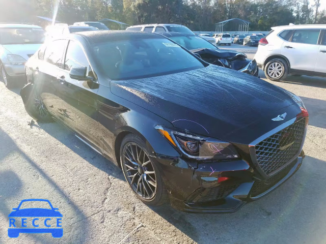 2018 GENESIS G80 SPORT KMHGN4JB9JU215969 Bild 0