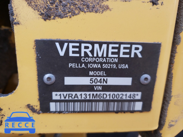 2013 VERM HAYBALER 1VRA131M6D1002148 image 9