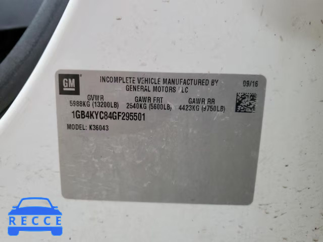 2016 CHEVROLET 3500 1GB4KYC84GF295501 image 11