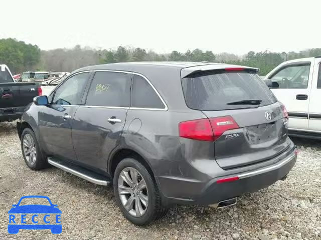 2011 ACURA MDX Advance 2HNYD2H54BH546201 image 2