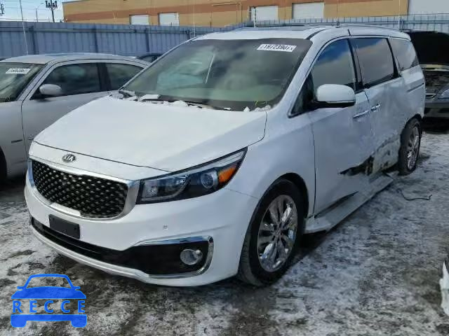 2016 KIA SEDONA SXL KNDME5C19G6211211 image 1