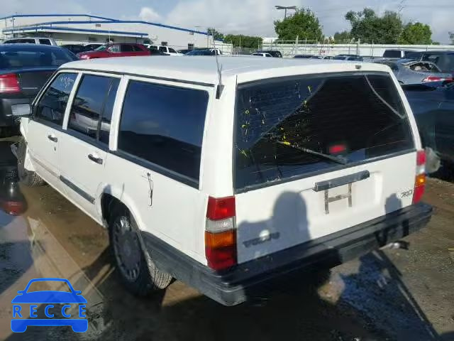 1991 VOLVO 740 YV1FA885XM2331193 image 2