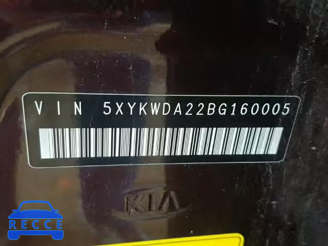 2011 KIA SORENTO SX 5XYKWDA22BG160005 image 9