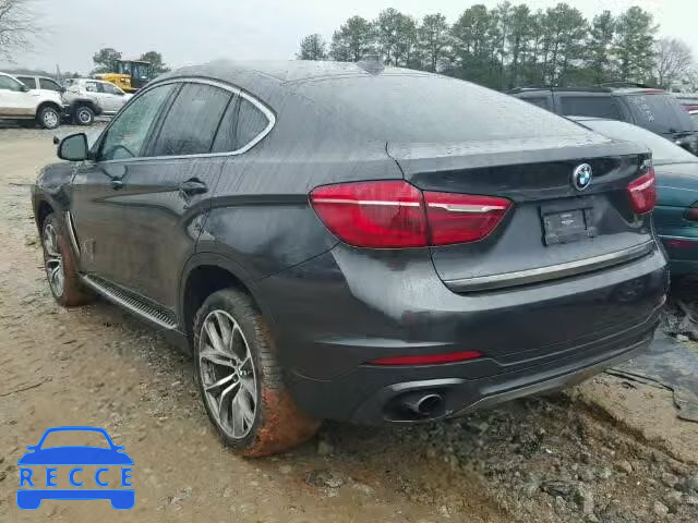 2016 BMW X6 XDRIVE3 5UXKU2C57G0N78833 image 2