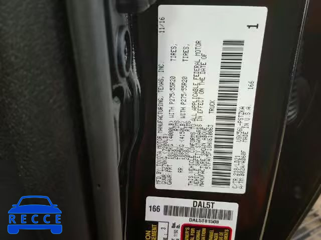 2017 TOYOTA TUNDRA CREWMAX 5TFAY5F18HX610063 image 9