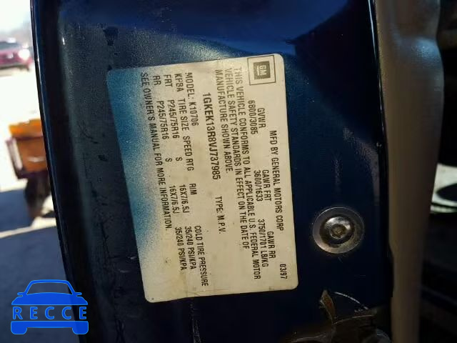 1997 GMC YUKON 1GKEK13R8VJ737985 image 9