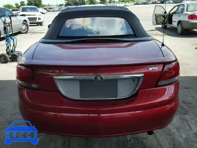 2005 CHRYSLER SEBRING GT 1C3EL75R55N520822 зображення 9