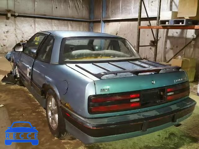 1993 BUICK REGAL GRAN 2G4WF14L1P1472432 image 2