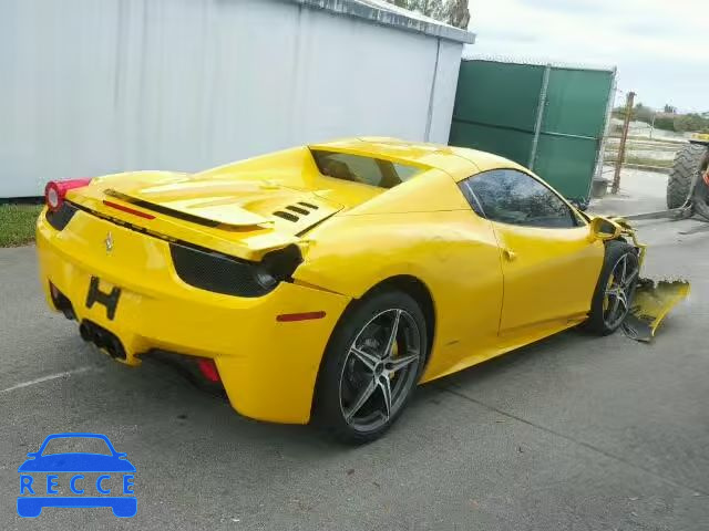 2015 FERRARI 458 SPIDER ZFF68NHA5F0204817 зображення 3