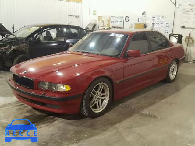 2001 BMW 740I AUTOMATIC WBAGG834X1DN88116 image 1