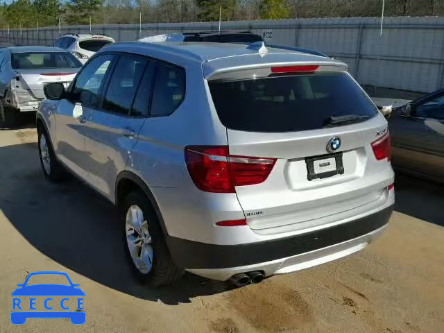 2014 BMW X3 XDRIVE3 5UXWX7C52EL984987 зображення 2