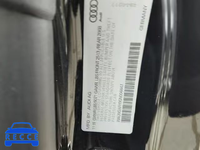 2016 AUDI A5 QUATTRO WAUM2AFH9GN004847 image 9