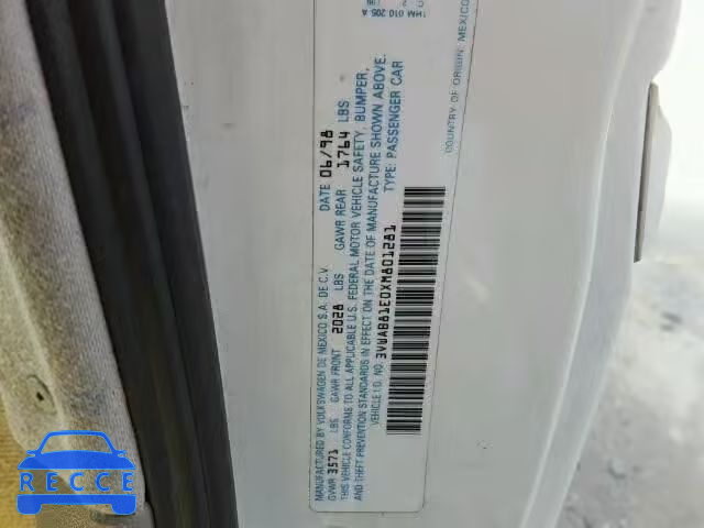 1999 VOLKSWAGEN CABRIO 3VWAB81E0XM801281 Bild 9