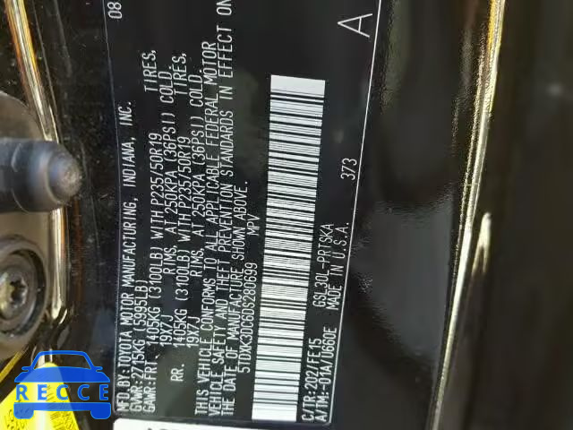 2013 TOYOTA SIENNA SPORT 5TDXK3DC6DS280699 image 9