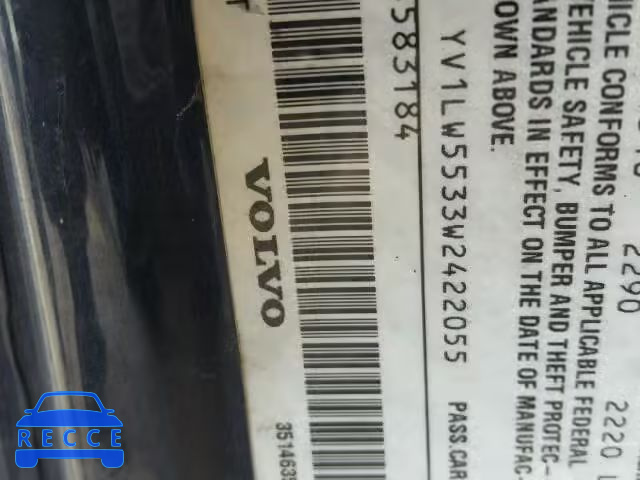 1998 VOLVO V70 YV1LW5533W2422055 image 9