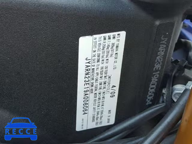 2009 YAMAHA YZFR1 JYARN23E19A006064 image 9
