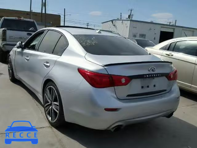 2014 INFINITI Q50 HYBRID JN1AV7AP7EM691895 image 2