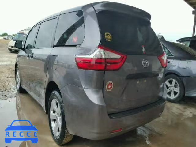 2015 TOYOTA SIENNA 5TDZK3DC2FS624332 image 2