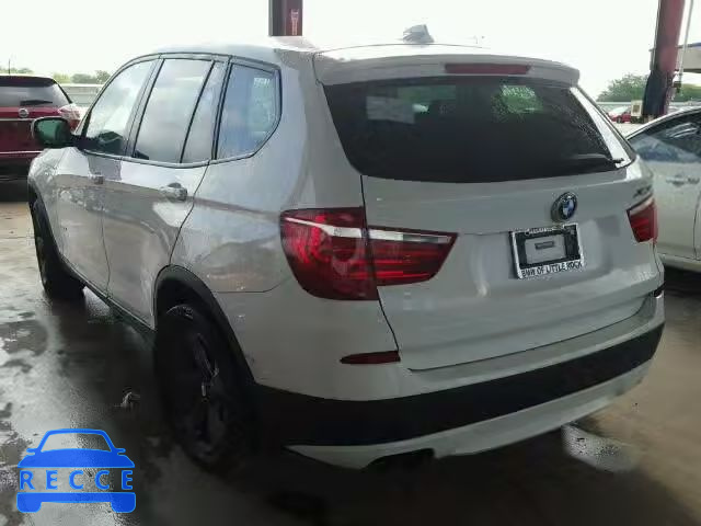 2012 BMW X3 XDRIVE2 5UXWX5C55CL725668 image 2