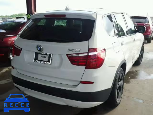 2012 BMW X3 XDRIVE2 5UXWX5C55CL725668 зображення 3