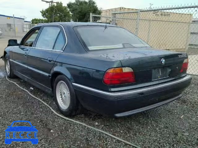 1998 BMW 750IL WBAGK2328WDH69638 зображення 2