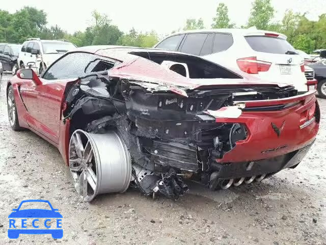 2014 CHEVROLET CORVETTE 3 1G1YM2D76E5107020 image 2