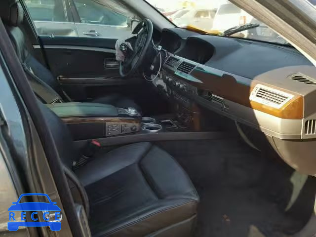 2007 BMW 750 WBAHL83537DT10787 зображення 4