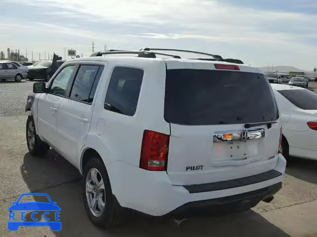 2013 HONDA PILOT EXLN 5FNYF4H78DB055006 image 2