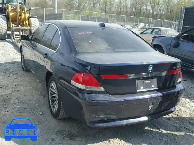 2005 BMW 745I WBAGL635X5DP75869 image 2