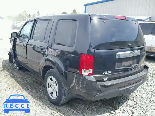 2012 HONDA PILOT LX 5FNYF4H2XCB003945 image 2