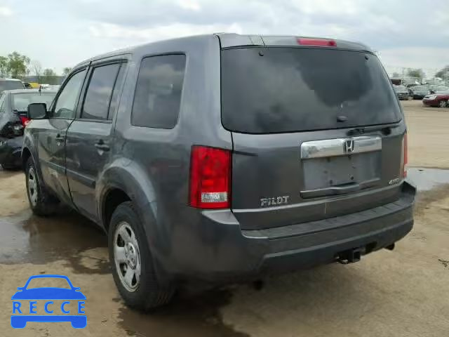 2010 HONDA PILOT LX 5FNYF4H27AB032204 image 2