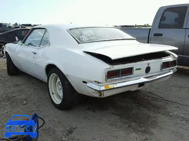 1968 CHEVROLET CAMARO 123378L308415 image 2